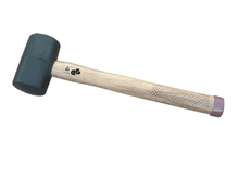 215- grid wooden handle rubber hammer