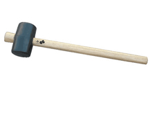 216- flip wooden handle rubber hammer