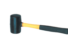 217- fiber handle rubber hammer
