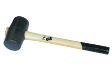 213- flip wooden handle rubber hammer