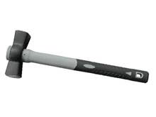 74- Spanish-style two-color plastic handle masonry hammer package