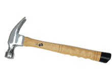 145 American fingerprint rectangular wooden handle claw hammer