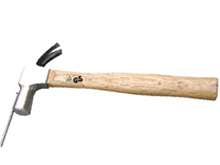 159- English ceiling wooden handle claw hammer