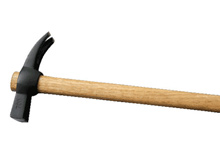 175-French flip claw hammer with wooden handle