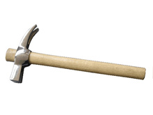 176-French flip claw hammer with wooden handle